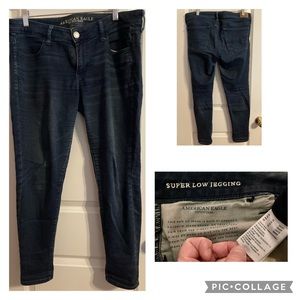 3 Pair AE American Eagle & Old Navy Jeggings 12